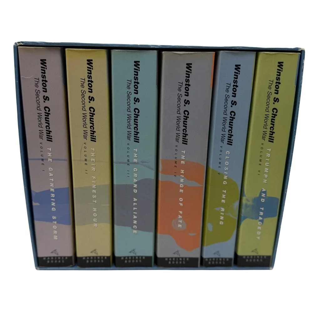 Winston Churchill The Second World War 6 Volume Box Set Mariner Books Paperback